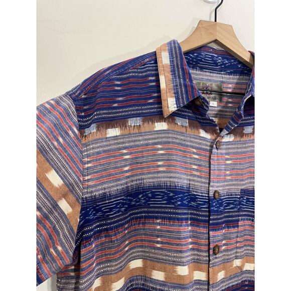 Vtg 90s Territory Ahead Shirt L Retro Button Up Southwest Boho Americana 70s - Picture 3 of 12